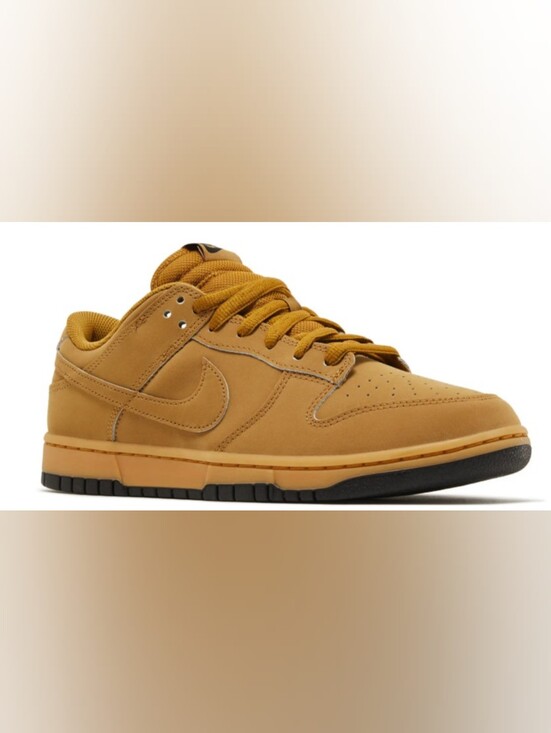 Nike Other - Nike Dunk Low SE 'Wheat Gum' Low-Top Sneakers Men's Size 10.5 Used Excellent